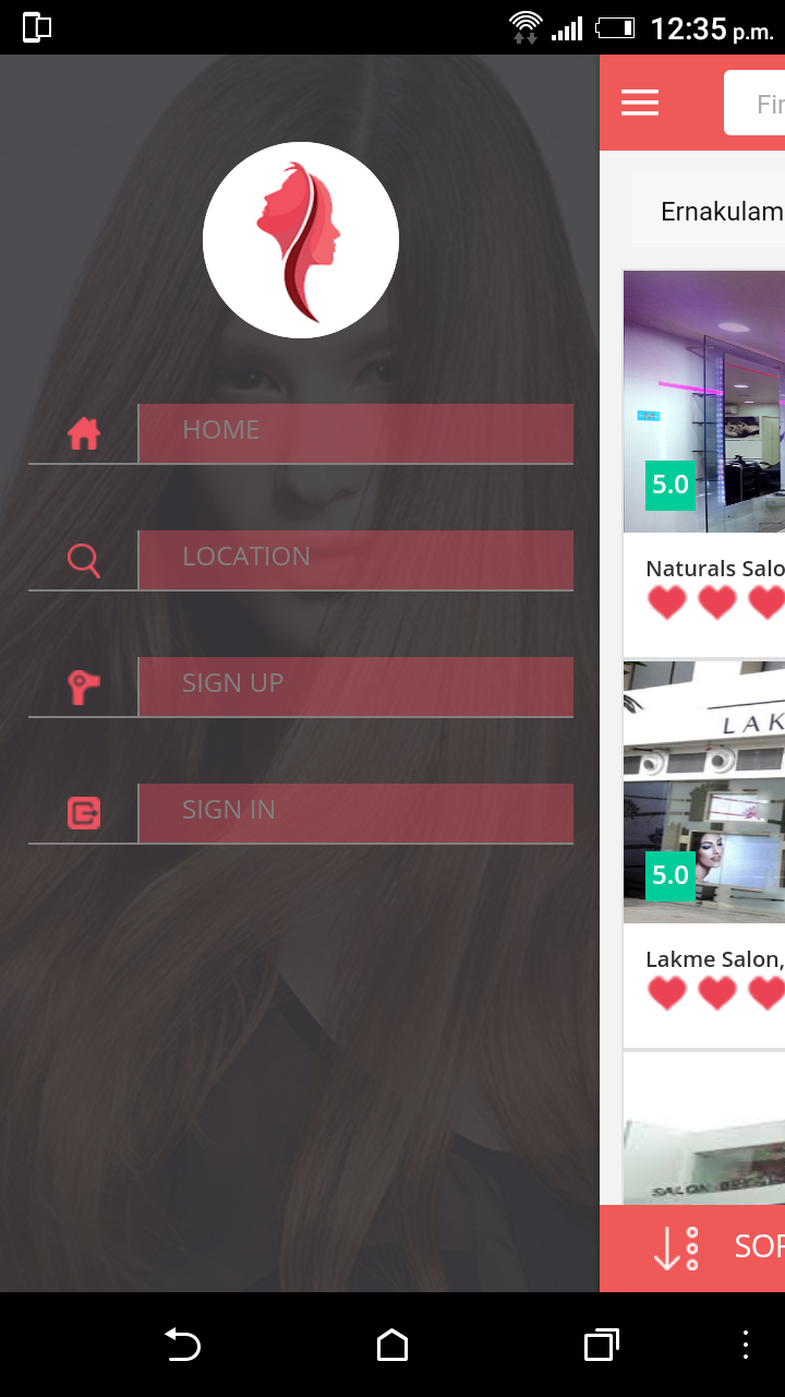 Online Beauty Salon or Spa Booking Solution Book My Salon App